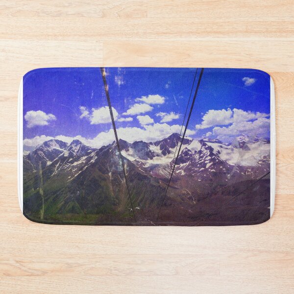 Item preview, view of the snowy peaks of the mountains from the cable car. designed and sold by Adelaide-Lkn.