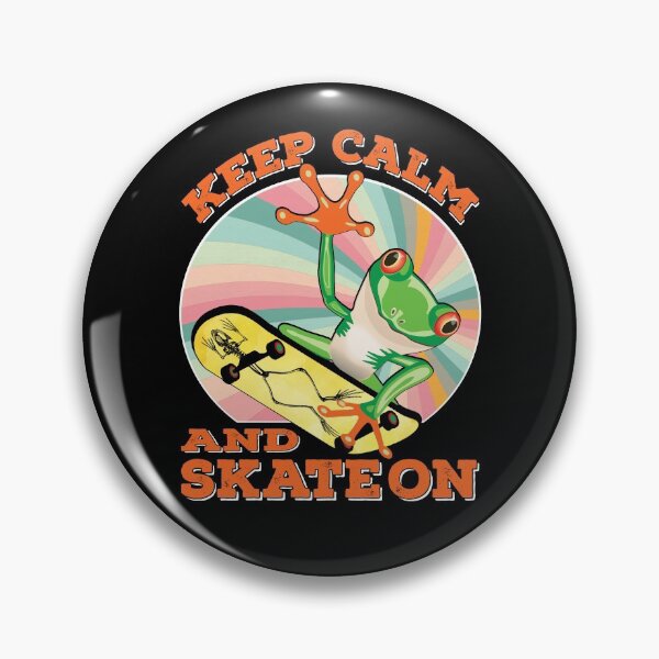 Item preview, Frog On Skateboard Design Gift idea, Yallow board, Frog On Skateboard T Shirt, Keep Calm And Skate On. designed and sold by KHRO.