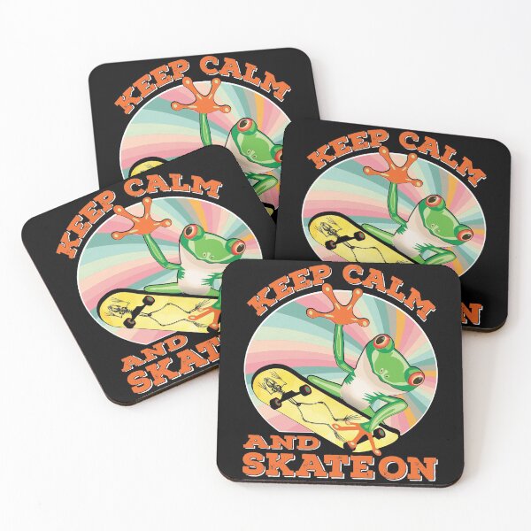 Item preview, Frog On Skateboard Design Gift idea, Yallow board, Frog On Skateboard T Shirt, Keep Calm And Skate On. designed and sold by KHRO.