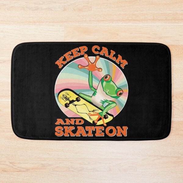Item preview, Frog On Skateboard Design Gift idea, Yallow board, Frog On Skateboard T Shirt, Keep Calm And Skate On. designed and sold by KHRO.