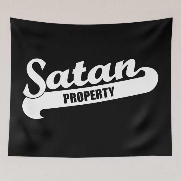 Item preview, Satan Property Funny Gift, BDSM, Submissive Fetish designed and sold by ArtsyloShop.