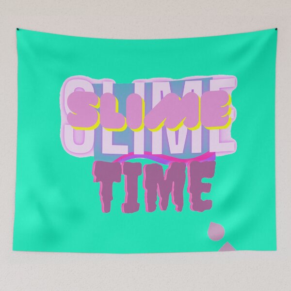Item preview, Slime Time Girly Lettering designed and sold by kestrada2906.