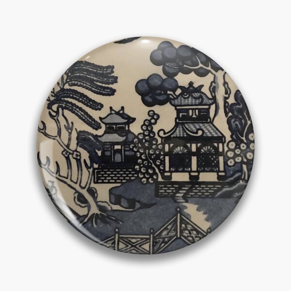 Item preview, Delft Blue China Plate Painting designed and sold by LusterGirl.