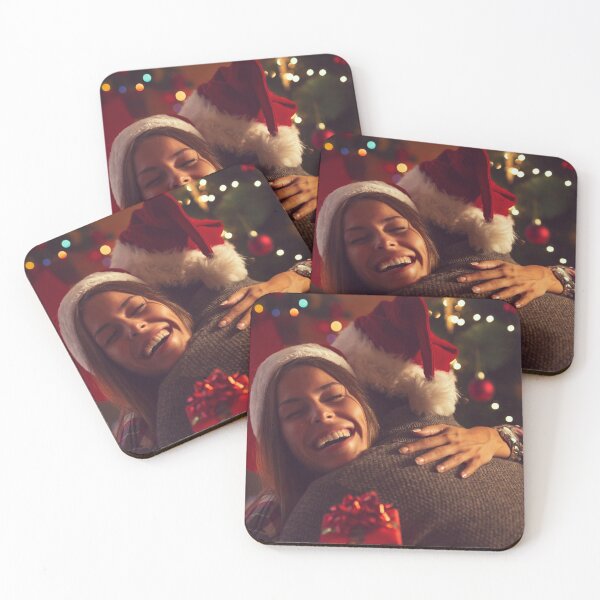 Item preview, Christmas Couple Hugging designed and sold by Caregiverology.