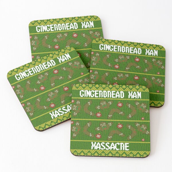 Item preview, Gingerbread Massacre Christmas Pattern designed and sold by Adonalyn.