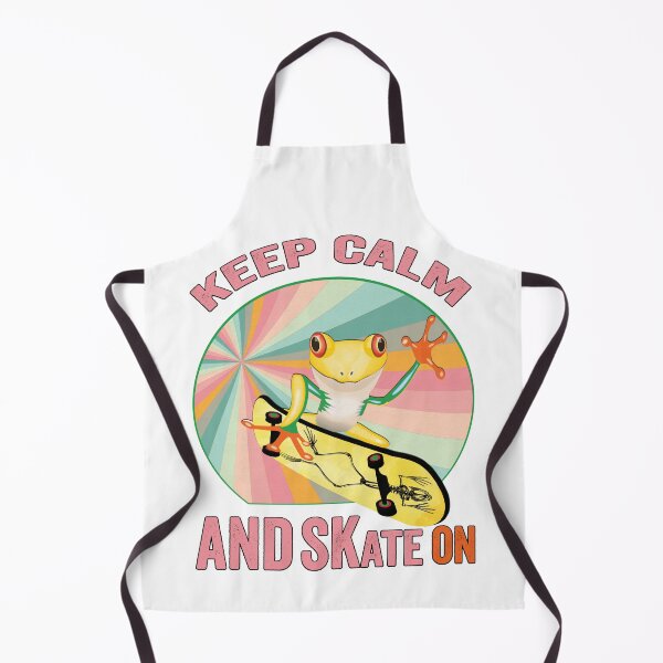 Item preview, Golden Frog On Skateboard Vintage Design Gift idea, Yallow board, Frog On Skateboard T Shirt, Keep Calm And Skate On. designed and sold by KHRO.