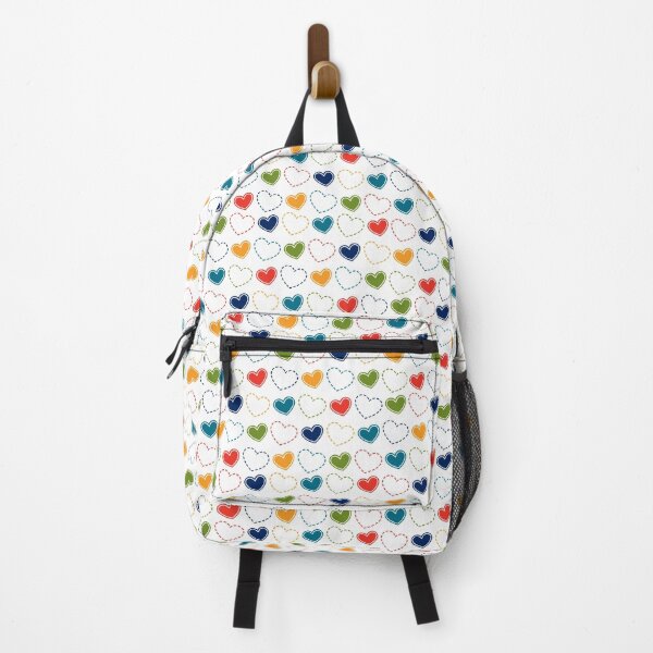 Item preview, Colorful Heart Pattern designed and sold by Amy VanMeter.
