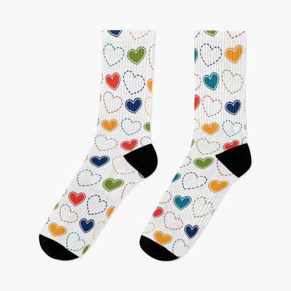 Item preview, Colorful Heart Pattern designed and sold by Amy VanMeter.