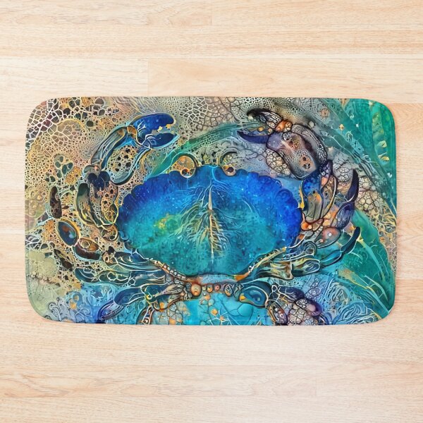 Item preview, Blue Crab and Ocean Fish designed and sold by IssyDesigns.