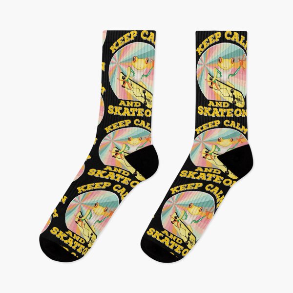 Item preview, Golden Frog On Skateboard Vintage Design Gift idea, Yallow board, Frog On Skateboard T Shirt, Keep Calm And Skate On. designed and sold by KHRO.