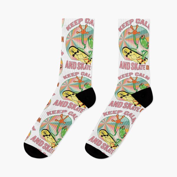 Item preview, Frog On Skateboard Vintage Design Gift idea, Yallow board, Frog On Skateboard T Shirt, Keep Calm And Skate On. designed and sold by KHRO.