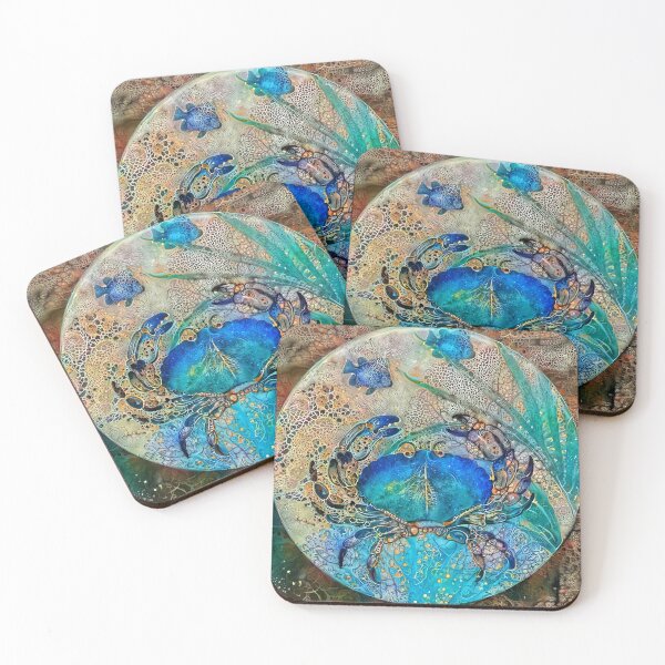 Item preview, Blue Crab and Ocean Fish designed and sold by IssyDesigns.