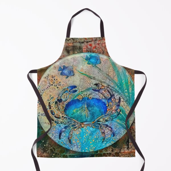Item preview, Blue Crab and Ocean Fish designed and sold by IssyDesigns.