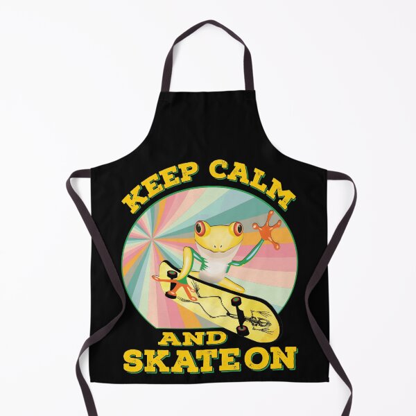 Item preview, Golden Frog On Skateboard Vintage Design Gift idea, Yallow board, Frog On Skateboard T Shirt, Keep Calm And Skate On. designed and sold by KHRO.