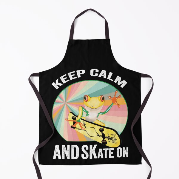Item preview, Golden Frog On Skateboard Vintage Design Gift idea, Yallow board, Frog On Skateboard T Shirt, Keep Calm And Skate On. designed and sold by KHRO.