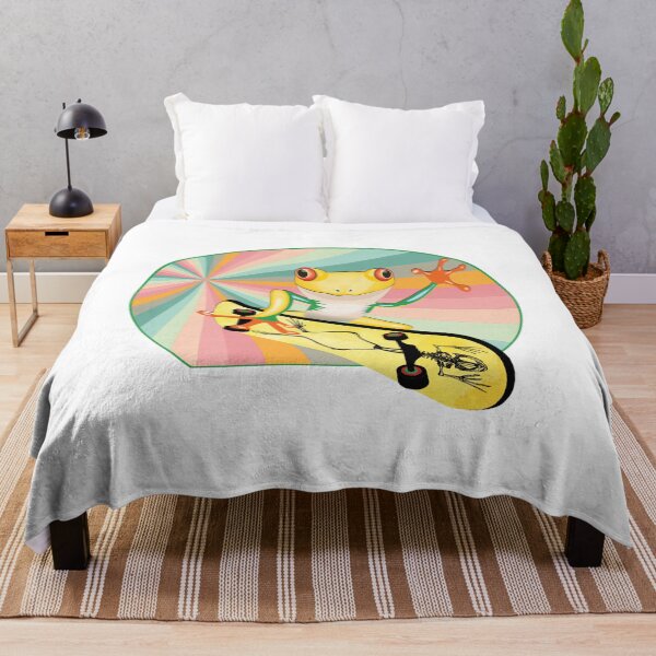 Item preview, Golden Frog On Skateboard Vintage Design Gift idea, Yallow board, Frog On Skateboard T Shirt, Keep Calm And Skate On. designed and sold by KHRO.