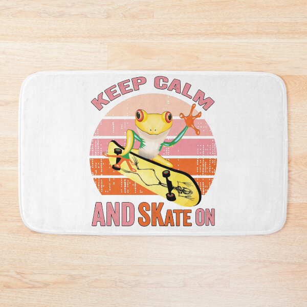 Item preview, Frog On Skateboard Vintage Design Gift idea, Yallow board, Frog On Skateboard T Shirt, Keep Calm And Skate On. designed and sold by KHRO.