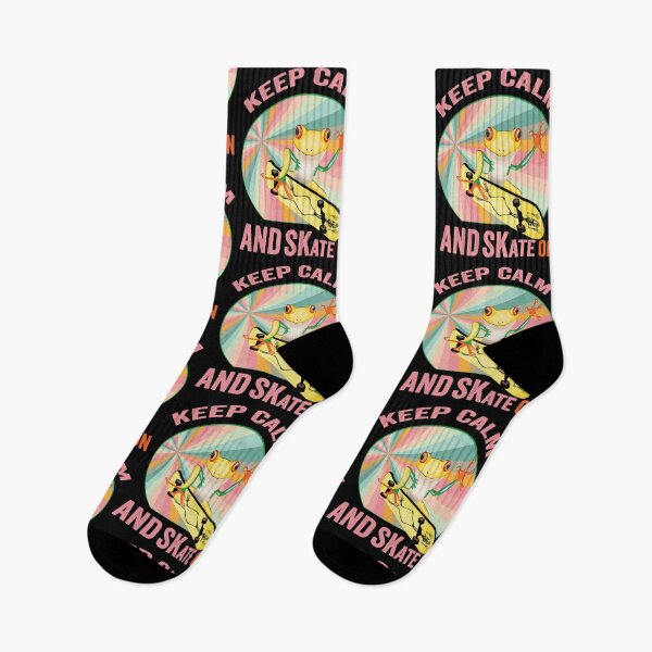Item preview, Golden Frog On Skateboard Vintage Design Gift idea, Yallow board, Frog On Skateboard T Shirt, Keep Calm And Skate On. designed and sold by KHRO.