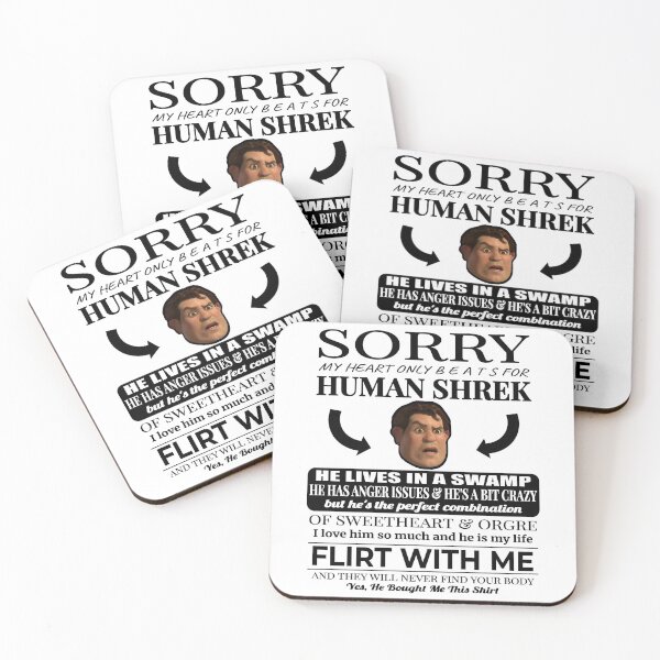 Item preview, Sorry My Heart Only Beats For Human Shrek designed and sold by IBSGirlGang.