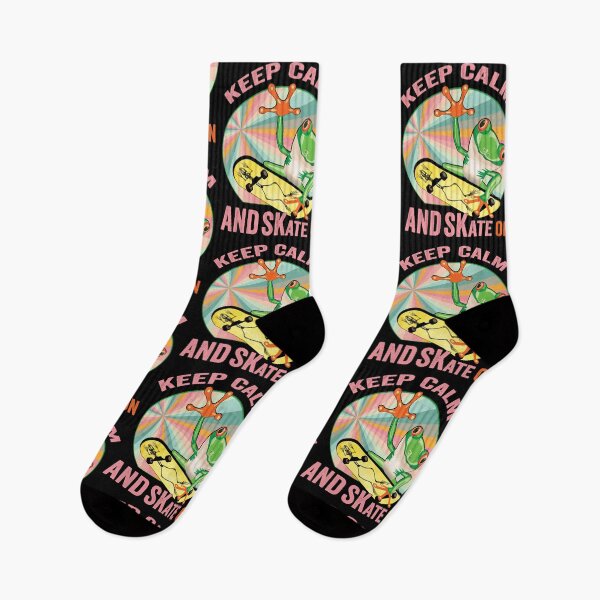 Item preview, Frog On Skateboard Vintage Design Gift idea, Yallow board, Frog On Skateboard T Shirt, Keep Calm And Skate On. designed and sold by KHRO.