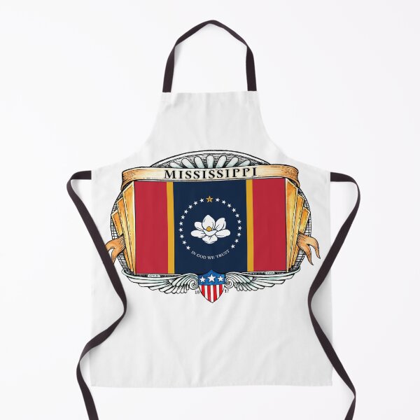 Item preview, Mississippi Art Deco Design with Flag vs2 designed and sold by Cleave.