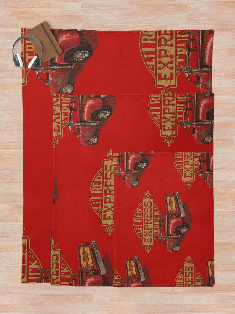 Thumbnail 5 of 6, Throw Blanket, Lil' Red Express 1978 designed and sold by AstroZombie6669.