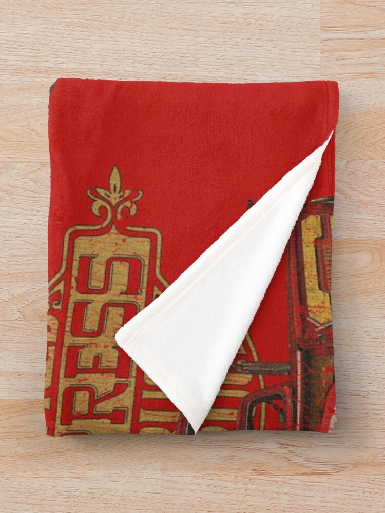 Thumbnail 3 of 6, Throw Blanket, Lil' Red Express 1978 designed and sold by AstroZombie6669.