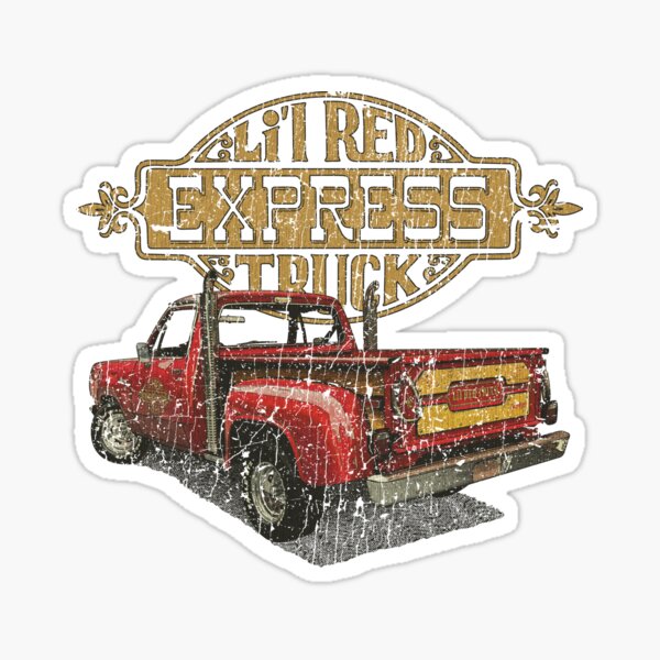 1979 Dodge Truck Wall Sticker Graphic "LIL" Red Express Man Cave Boys Bed Room