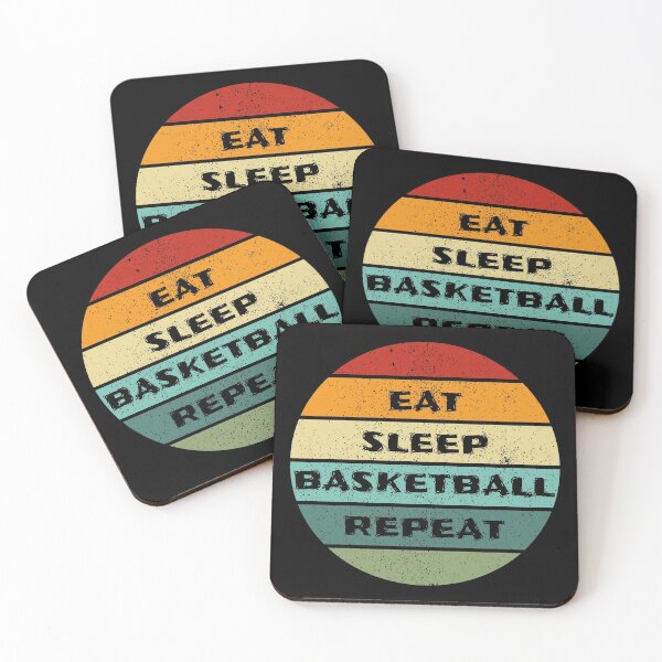 Item preview, Eat Sleep Basketball Repeat designed and sold by Piztees.