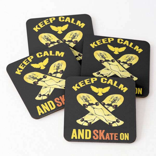 Item preview, Keep Calm And Skate On, Gift Idea for Anniversary, Wedding, Mother's Day, Father's Day, Graduation, Thanksgiving, Christmas & New Year's Day. designed and sold by KHRO.
