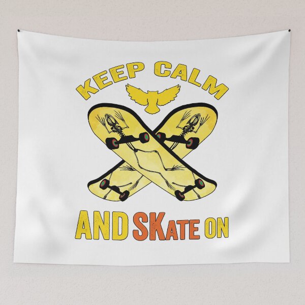 Item preview, Keep Calm And Skate On, Gift Idea for Anniversary, Wedding, Mother's Day, Father's Day, Graduation, Thanksgiving, Christmas & New Year's Day. designed and sold by KHRO.