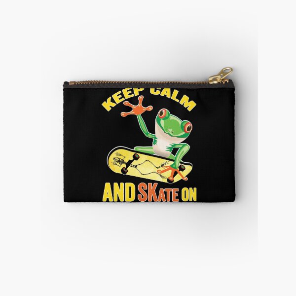 Item preview, Keep Calm And Skate On, Frog On Skateboard Vintage Design Gift idea, Yallow board, Frog On Skateboard T Shirt, Keep Calm And Skate On. designed and sold by KHRO.