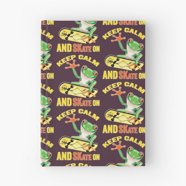 Item preview, Keep Calm And Skate On, Frog On Skateboard Vintage Design Gift idea, Yallow board, Frog On Skateboard T Shirt, Keep Calm And Skate On. designed and sold by KHRO.