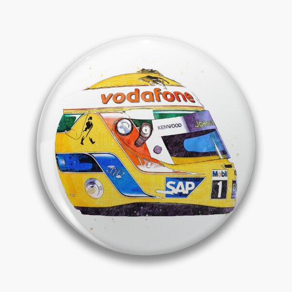 Item preview, F1 2008 Lewis Hamilton Vodafone McLaren Mercedes Crash Helmet designed and sold by d25bev.