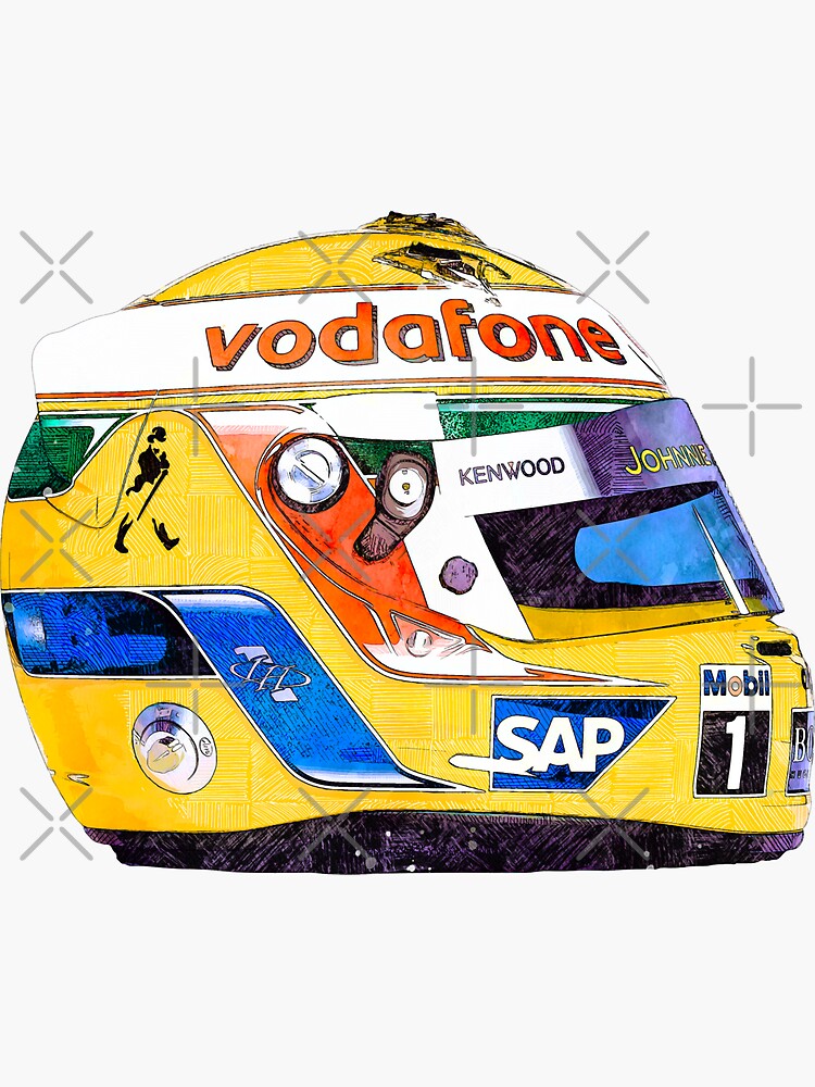 F1 2008 Lewis Hamilton Vodafone McLaren Mercedes Crash Helmet