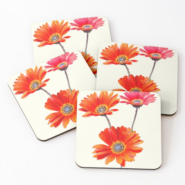 Item preview, Orange Gerbera Daisy I in ivory designed and sold by Herni Shepherd.