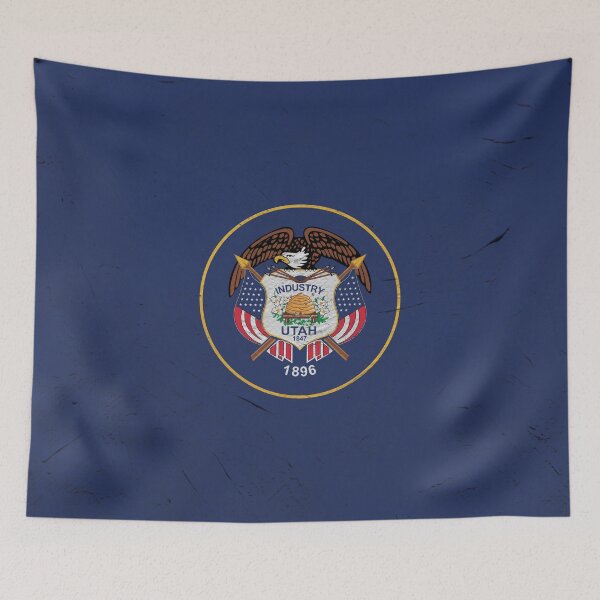 Item preview, Utah Flag Wall designed and sold by TRowanDesign.