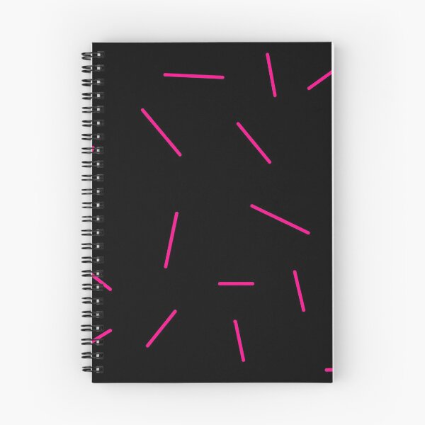 Item preview, Dancing pink dashes black background designed and sold by oxoxoxo.