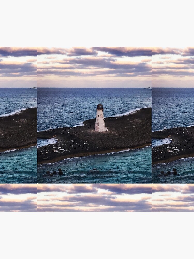 Lighthouse Ocean Paradise Island Nassau Bahamas Original Photo Art by kgerstorff