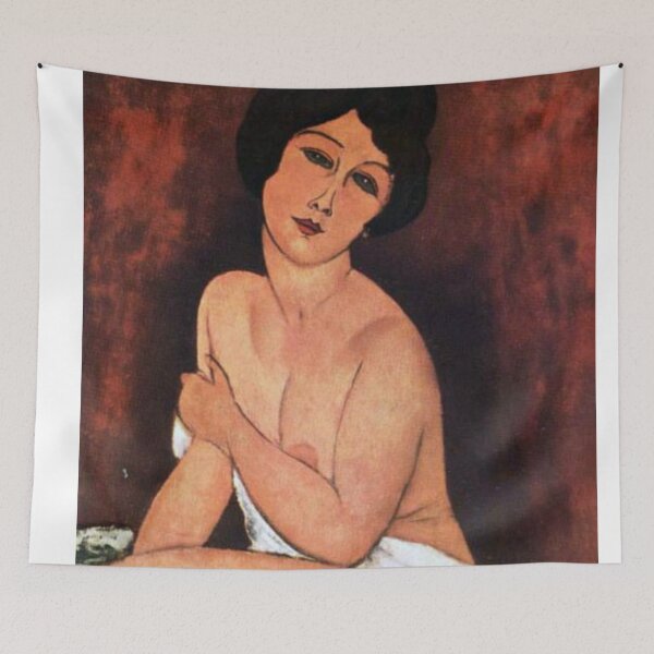 Item preview, Large Seated Nude - Amedeo Modigliani Classic Famous Art designed and sold by jfreedom.