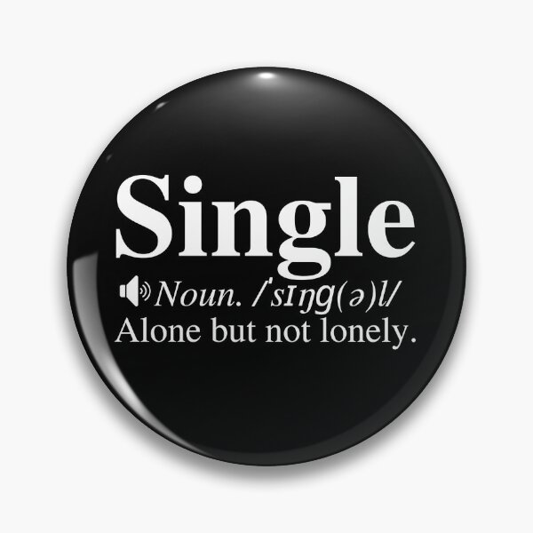 Item preview, Single Definition: Alone But Not Lonely.  designed and sold by mind-illusions.