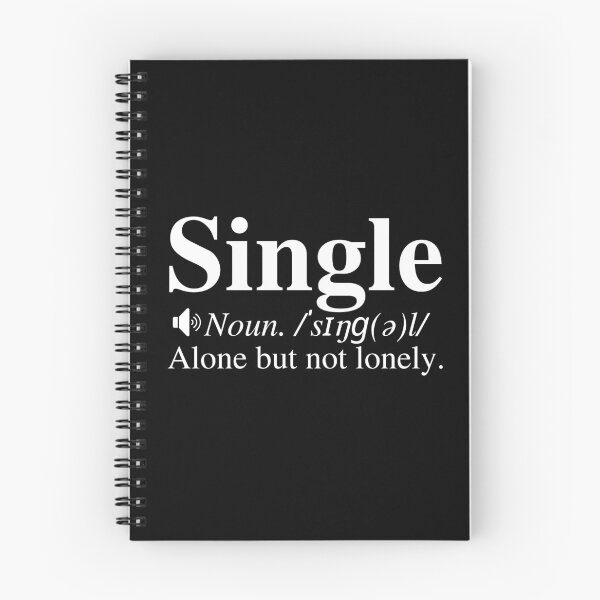 Item preview, Single Definition: Alone But Not Lonely.  designed and sold by mind-illusions.