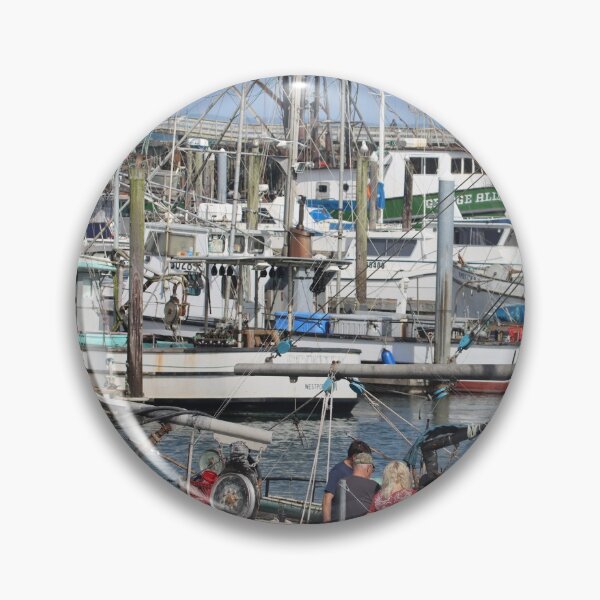 Item preview, 52.  Westport Harbor And Marina With Fishing Boats. designed and sold by Tom Janca.