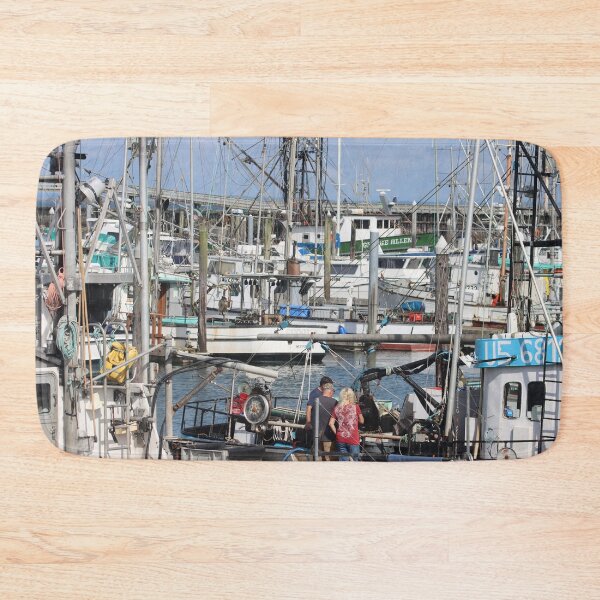 Item preview, 52.  Westport Harbor And Marina With Fishing Boats. designed and sold by Tom Janca.