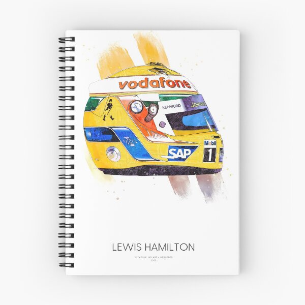 Item preview, Lewis Hamilton 2008 F1 Art Print designed and sold by d25bev.