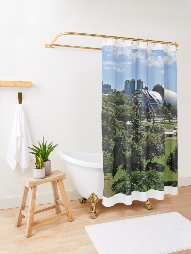 "NAPA Queens Park Savannah Port of Spain Trinidad" Shower Curtain by