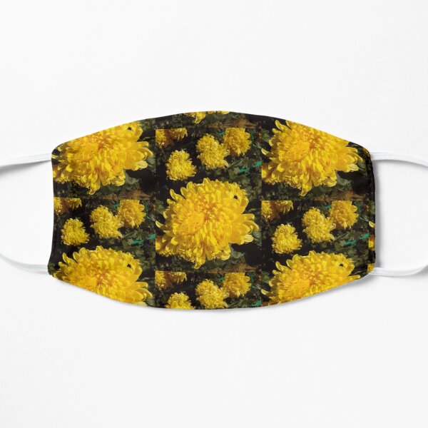 Yellow Chrysanthemums Mask