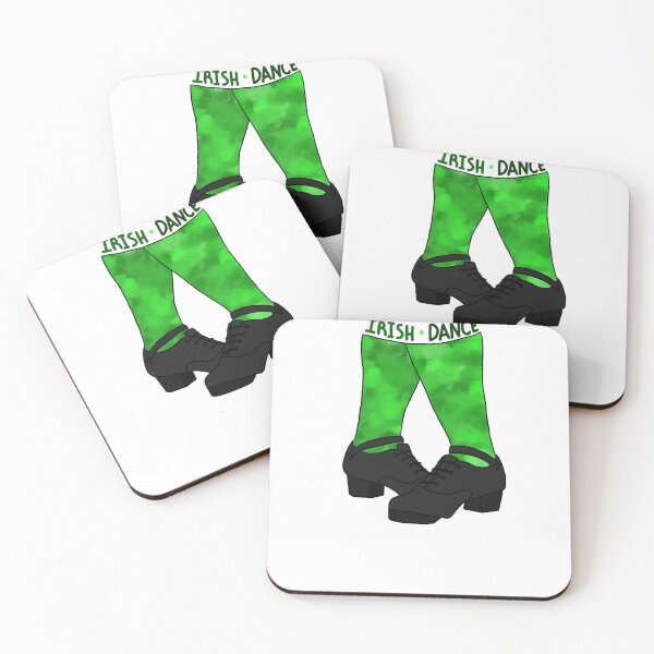 Item preview, Green Irish dancing hard shoes designed and sold by CpercyArt.