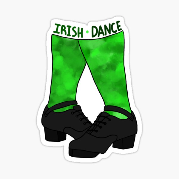 Green Irish dancing hard shoes | Art Board Print