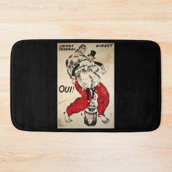 Item preview, retro impot federal direct oui vintage reclame designed and sold by CorasPosters.
